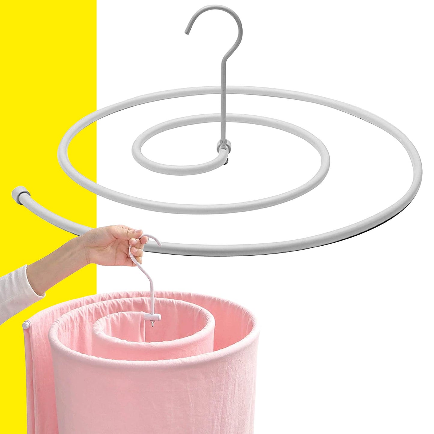 Gancho Tendedero Espiral para Sabanas